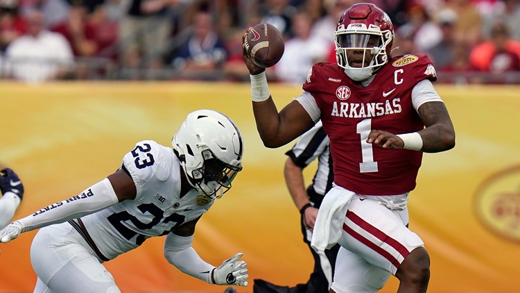 Hogs cruise past Penn State, 24-10 to win Outback Bowl