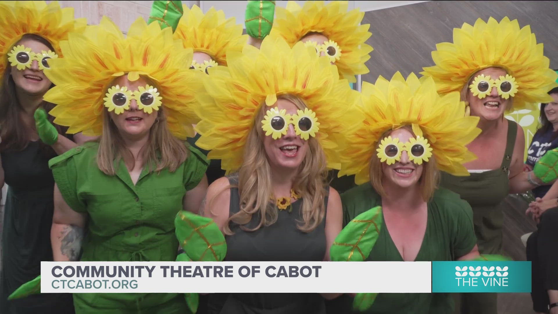 For Mother's Day the Community Theatre of Cabot is doing singing telegrams. They surprised Ashley King and Tracy Beene with flowers and a song.
