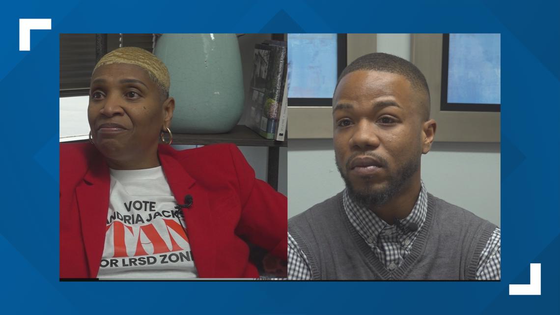 Who are the candidates vying for Little Rock School Board Zone 3?