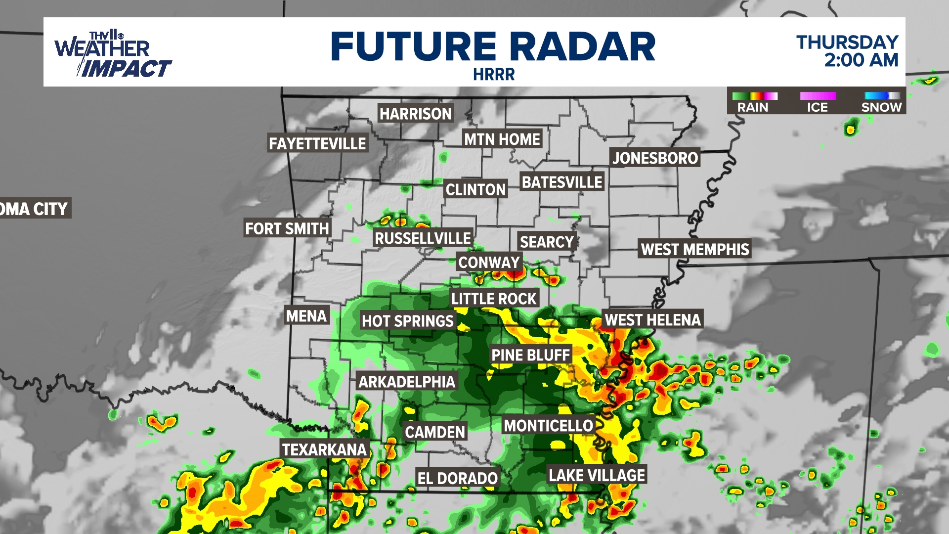 Arkansas to see heavy rainfall that could cause flash flooding | thv11.com