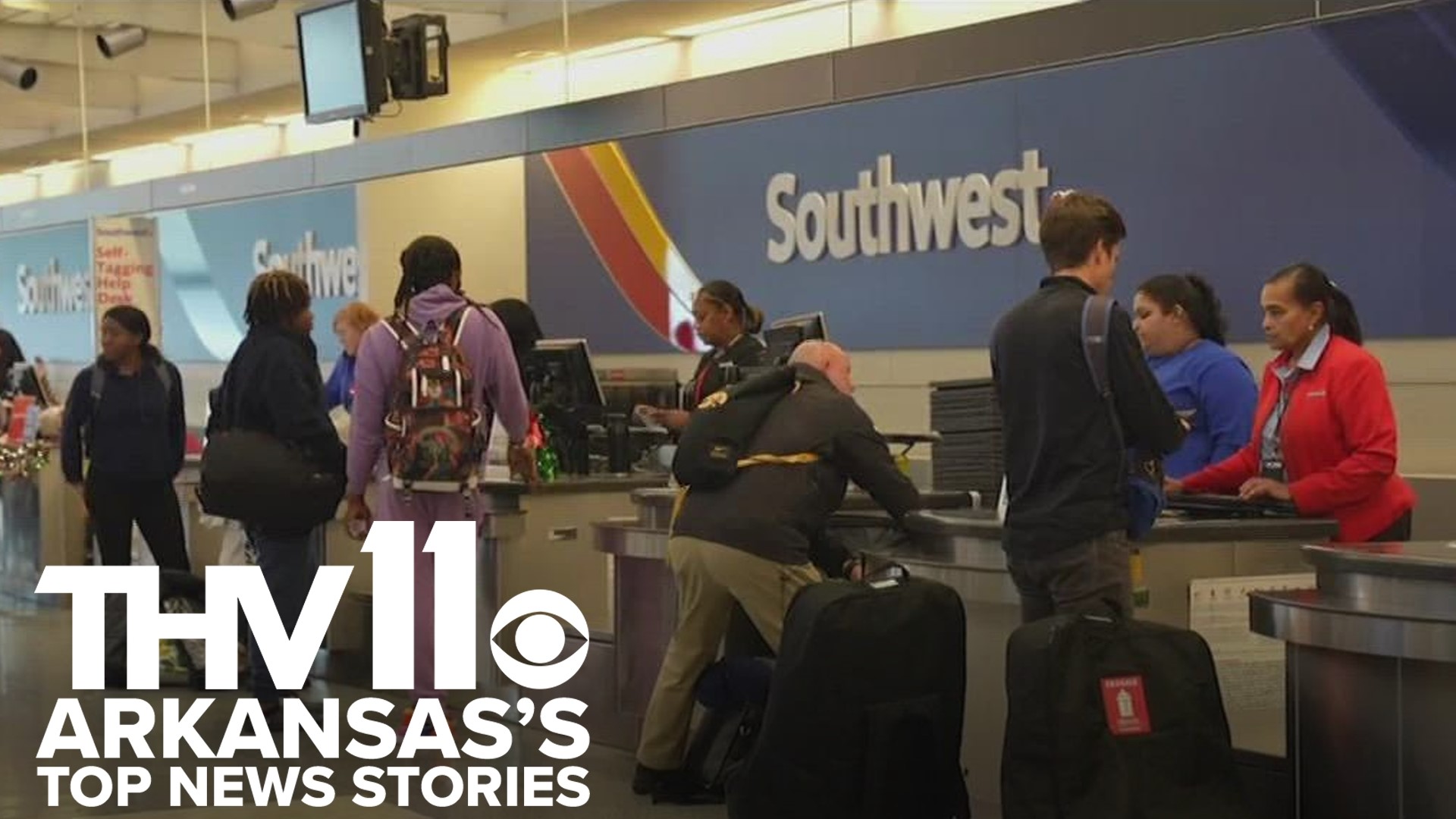 Sarah Horbacewicz delivers Arkansas's top news stories for January 8, 2023, including how Southwest Airlines has been dealing with a flight operations disaster.
