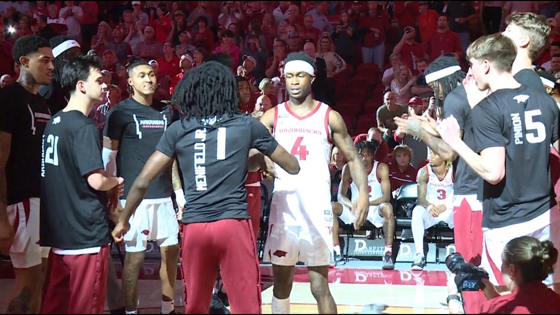 Arkansas men's basketball team dominates Alcorn State 9359