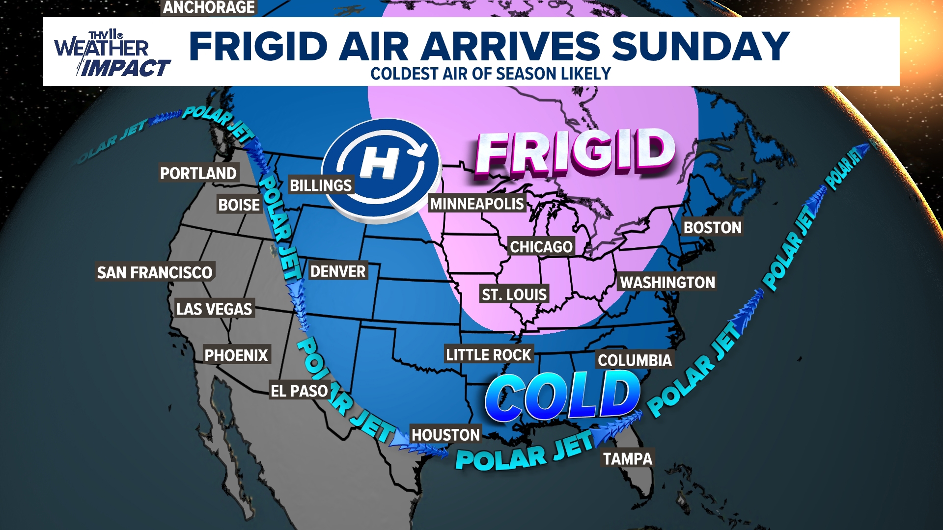 Another arctic blast is heading to Arkansas | thv11.com