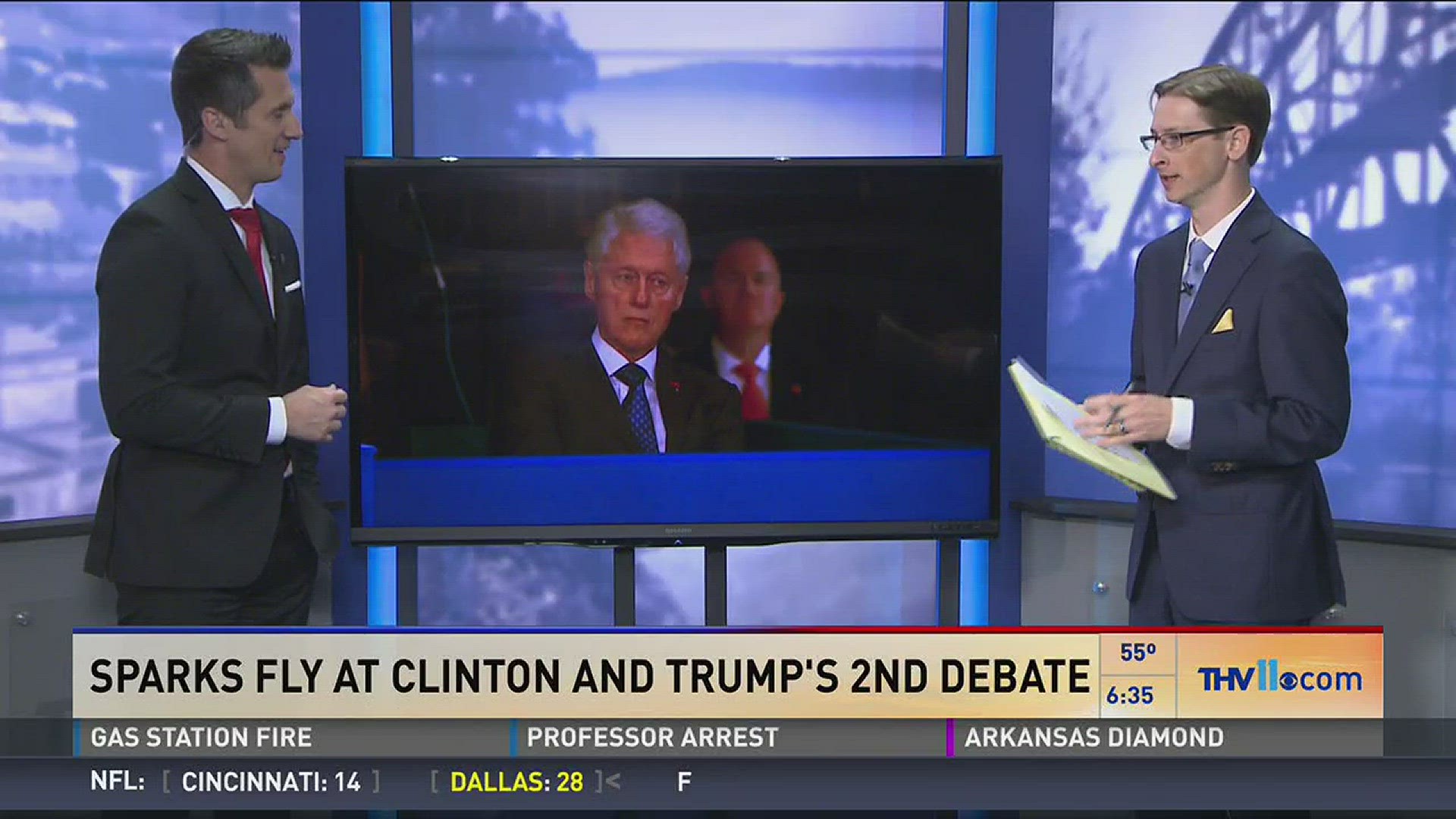 THV11's Rob Evans spoke with Lance Turner from Arkansas Business about the details of Sunday night's debate
