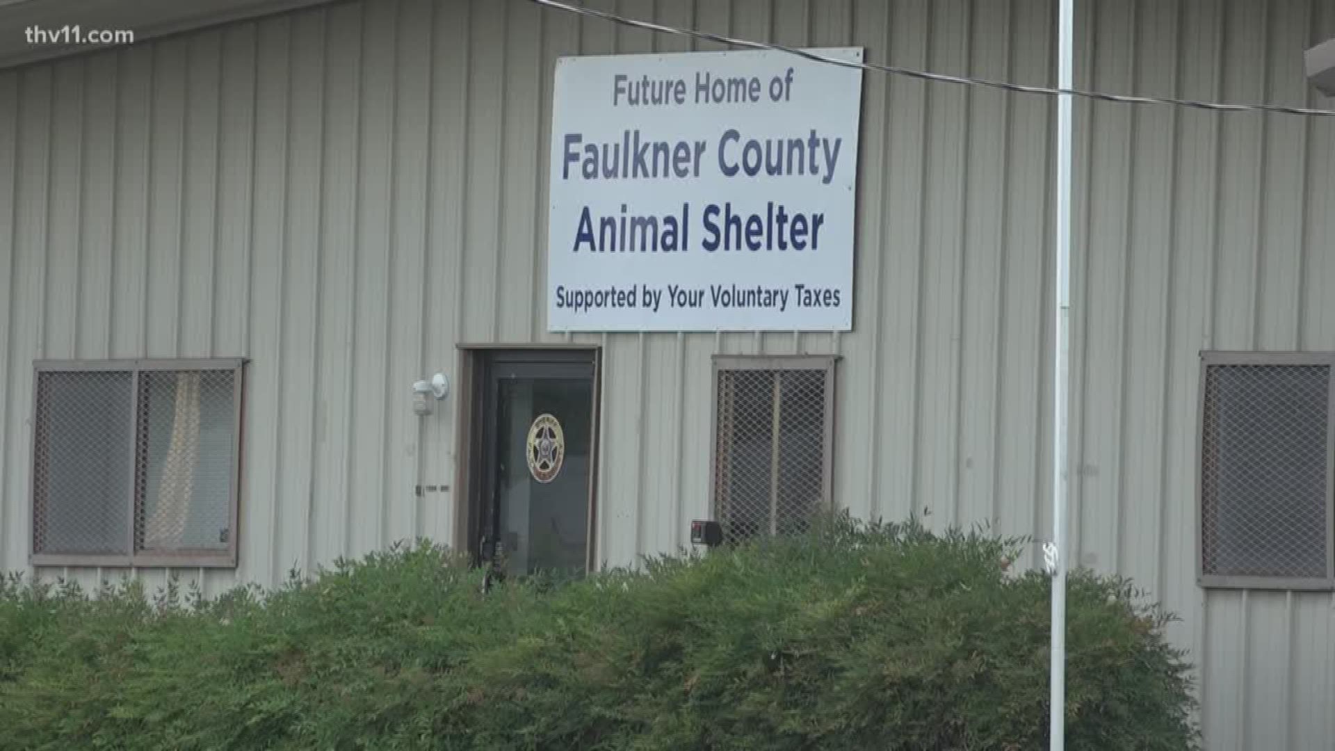 Faulkner County Sheriff's Office using building bought for animal
