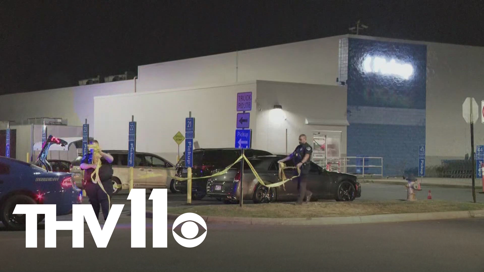 The Bryant Police Department is currently investigating after shots were fired at a Walmart on Sunday night.