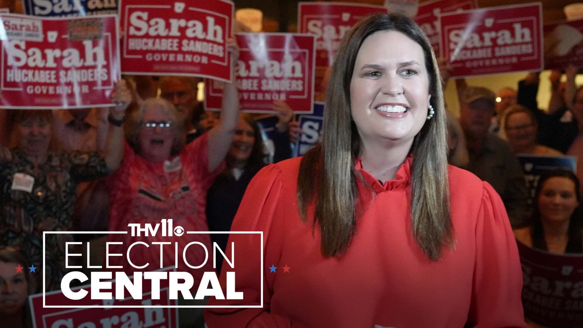 As the results of Election Day come in, Arkansas made history by electing Sarah Huckabee Sanders as the state's first female governor.