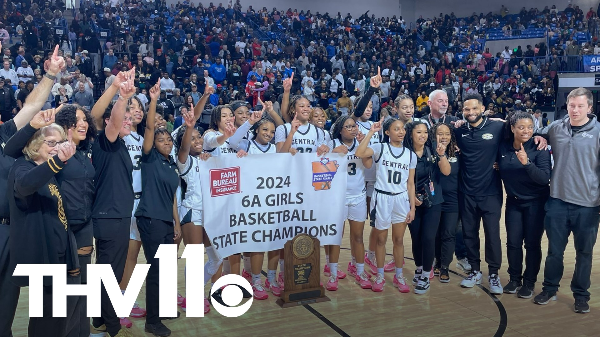 Alivia Montgomery scored 19 points to help Little Rock Central secure its first girls basketball state championship.