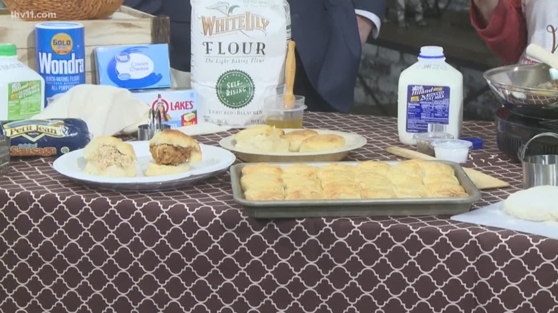 Charleston biscuits and sausage gravy are a great homemade breakfast