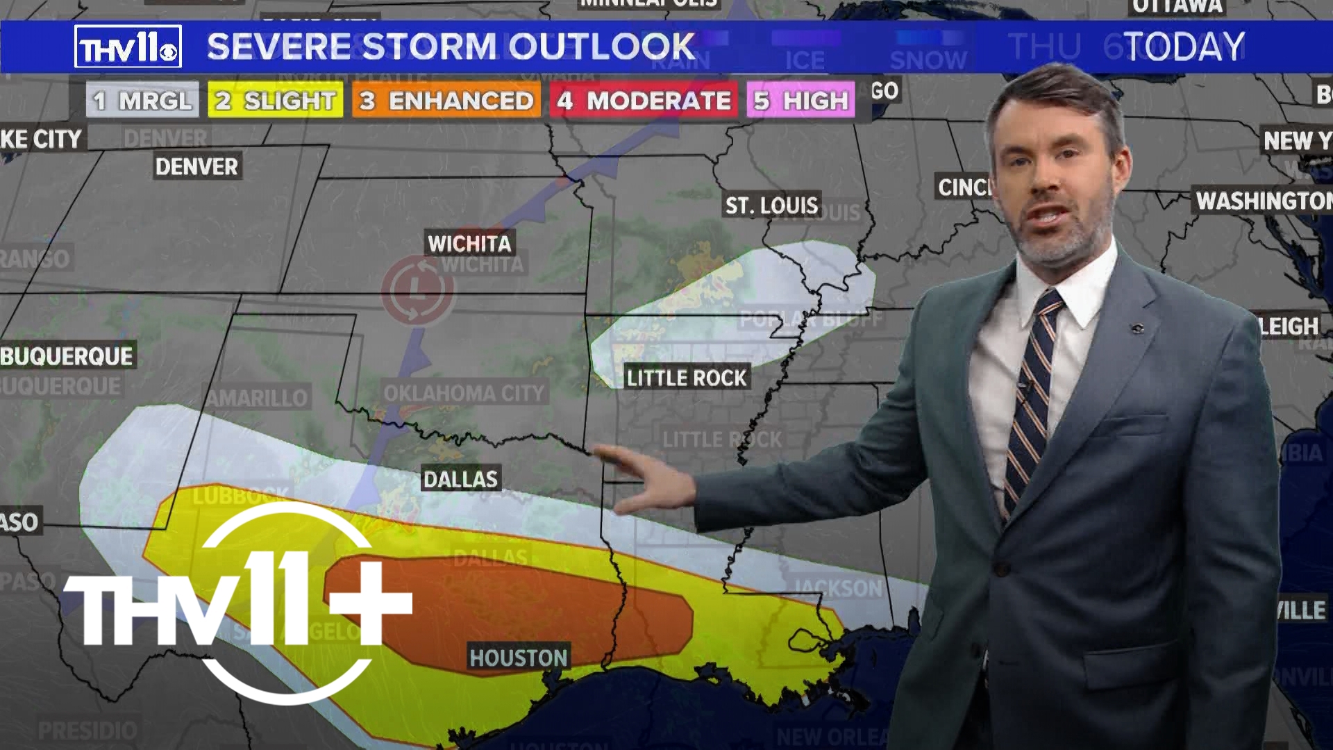 THV11+ weather forecast | May 16, 2024