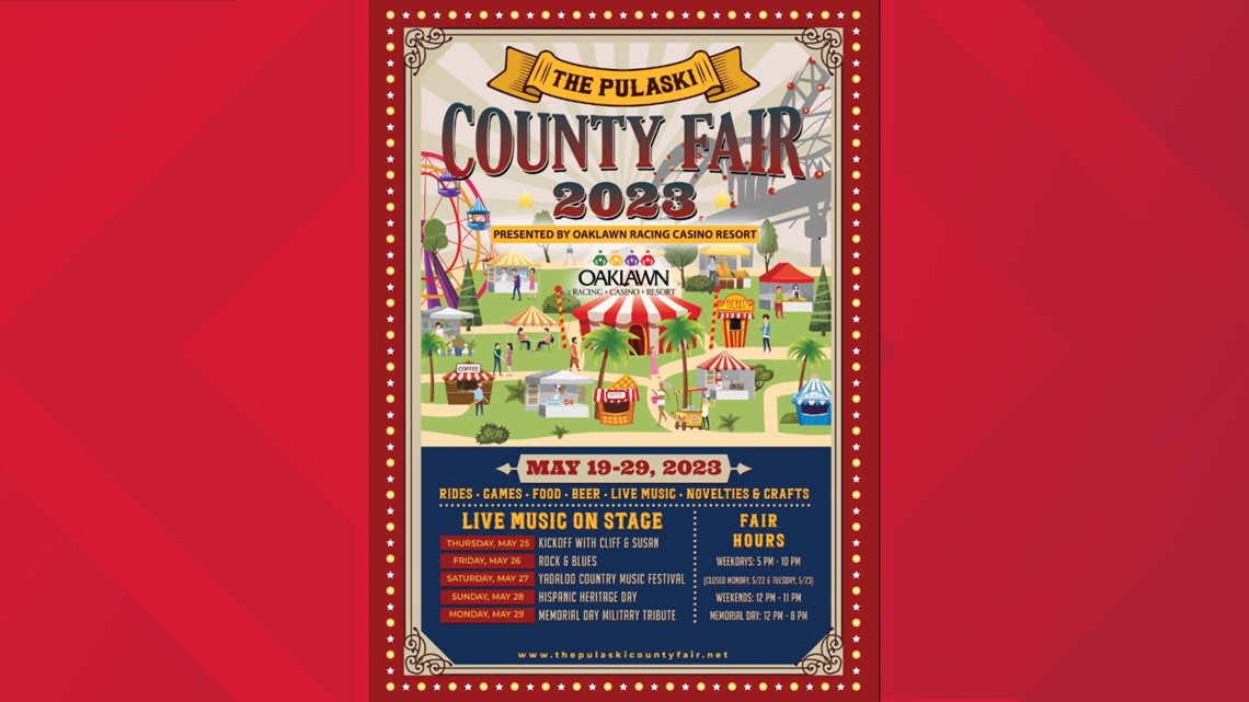 3rd annual Pulaski County Fair comes to NLR