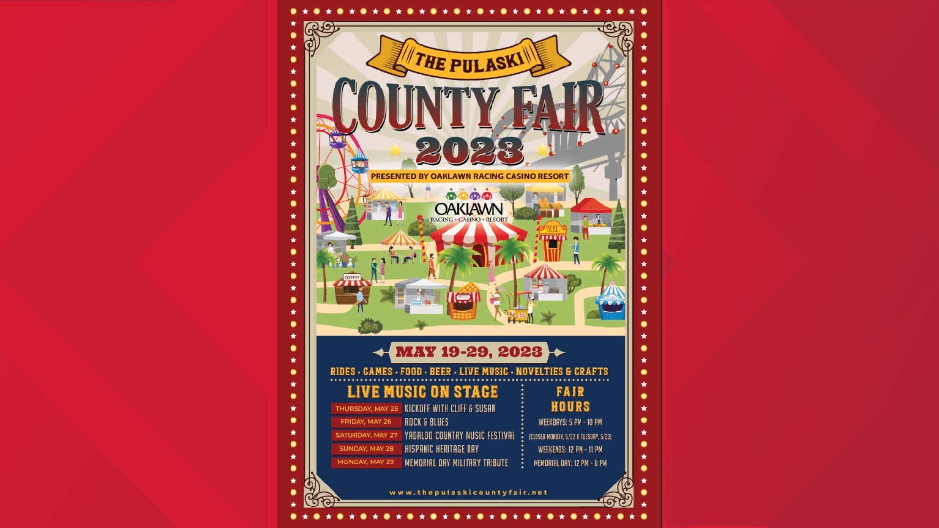3rd annual Pulaski County Fair comes to NLR