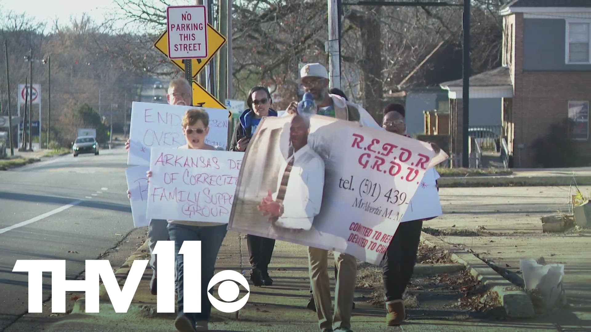 Several organizations in Little Rock came together to bring awareness to Arkansas's prison system.