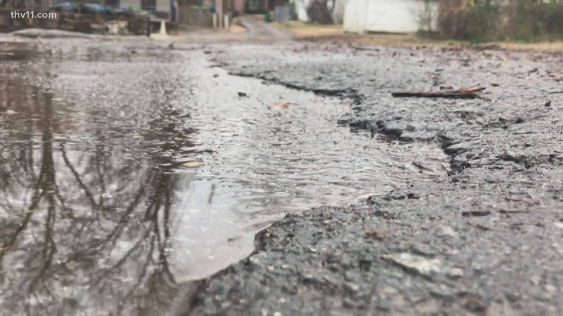 Potholes are always on the roads, but they may seem to be multiplying because of weather conditions.