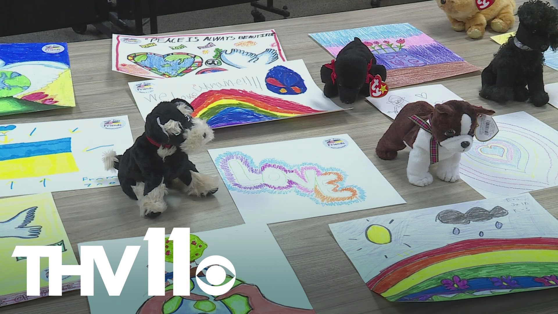 The organization is starting "Project 1000 Hugs," which "will send up to 1,000 Beanie Babies and 1,000 pieces of art to children and families in Ukraine."