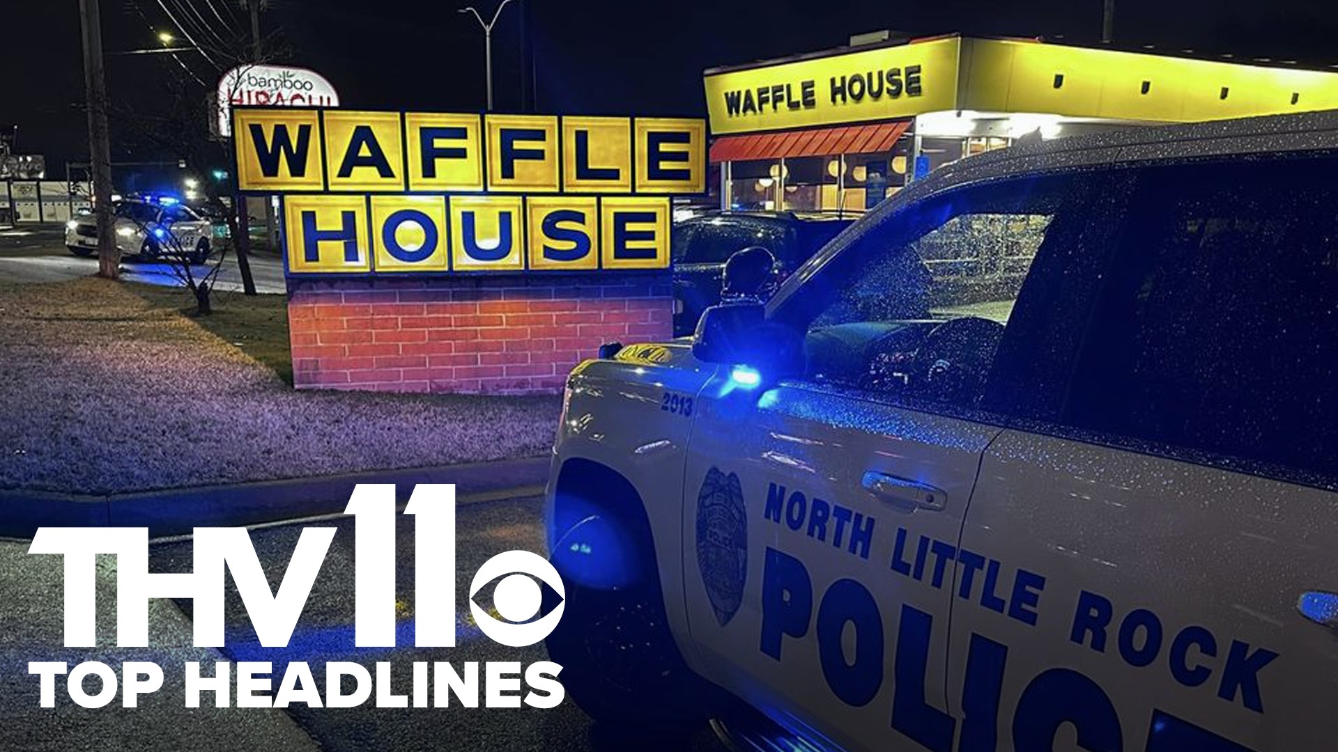 Sarah Horbacewicz presents Arkansas's top news stories for December 16, 2023, including details on a shooting at a North Little Rock restaurant.