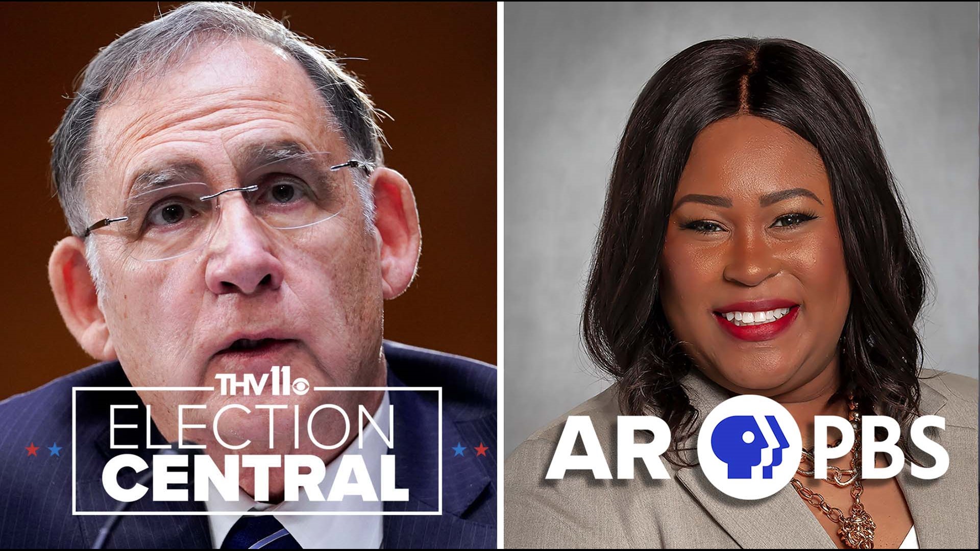 Arkansas Senate candidates John Boozman (R), Kenneth Cates (L) and Natalie James (D) debate ahead of elections.