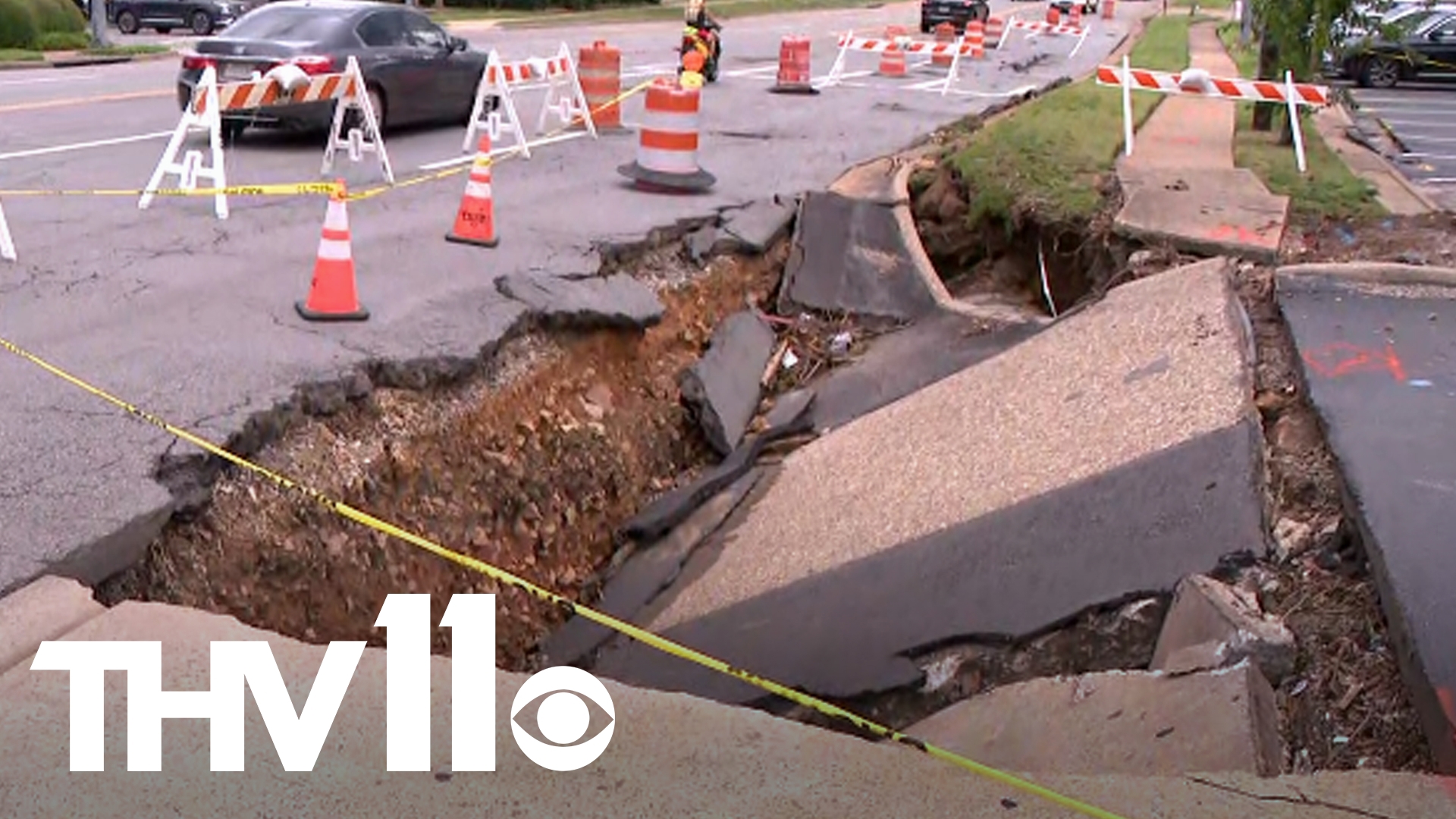 Central Arkansas crews are cleaning up after Beryl produced a stormy night and damaged roads in the area.