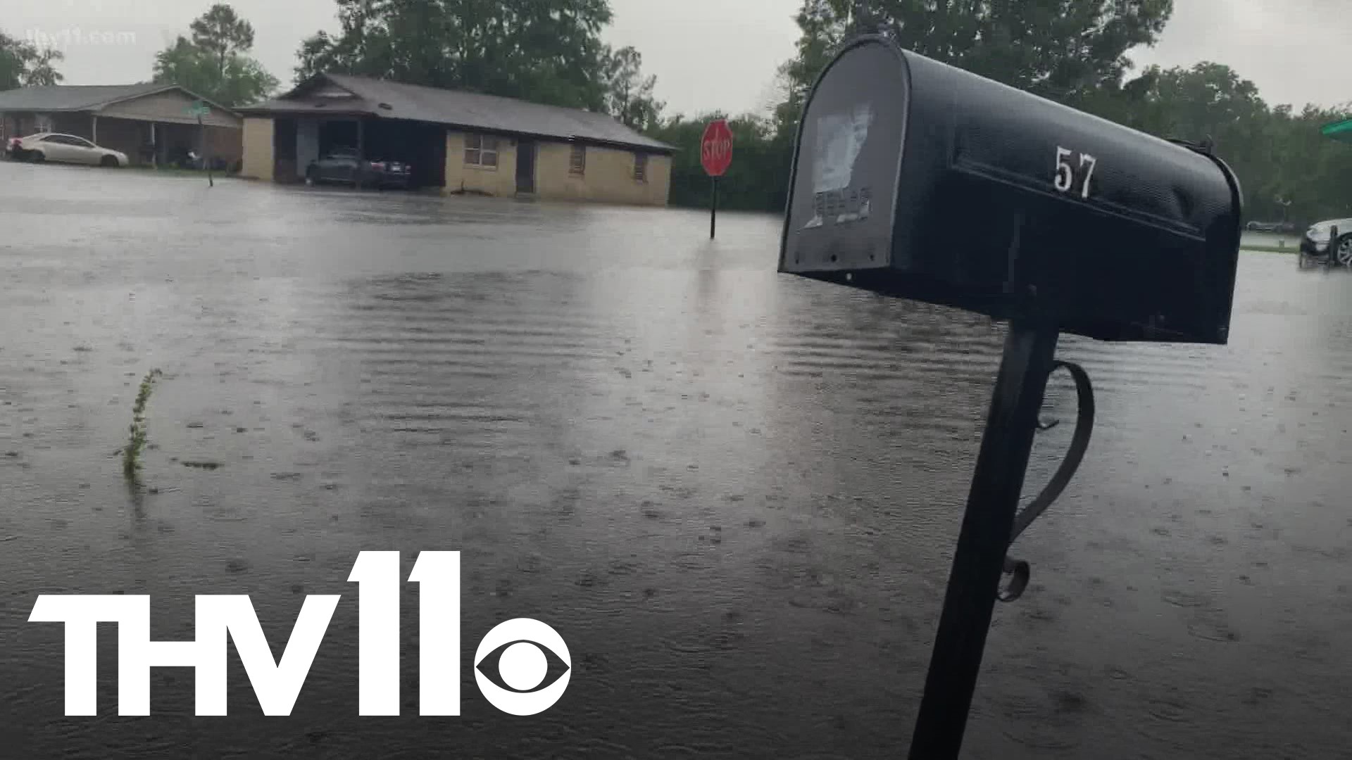 Water seeped into several homes in Dumas after the area suffered heavy rainfall and severe flooding. Many were forced to leave their homes and reside elsewhere