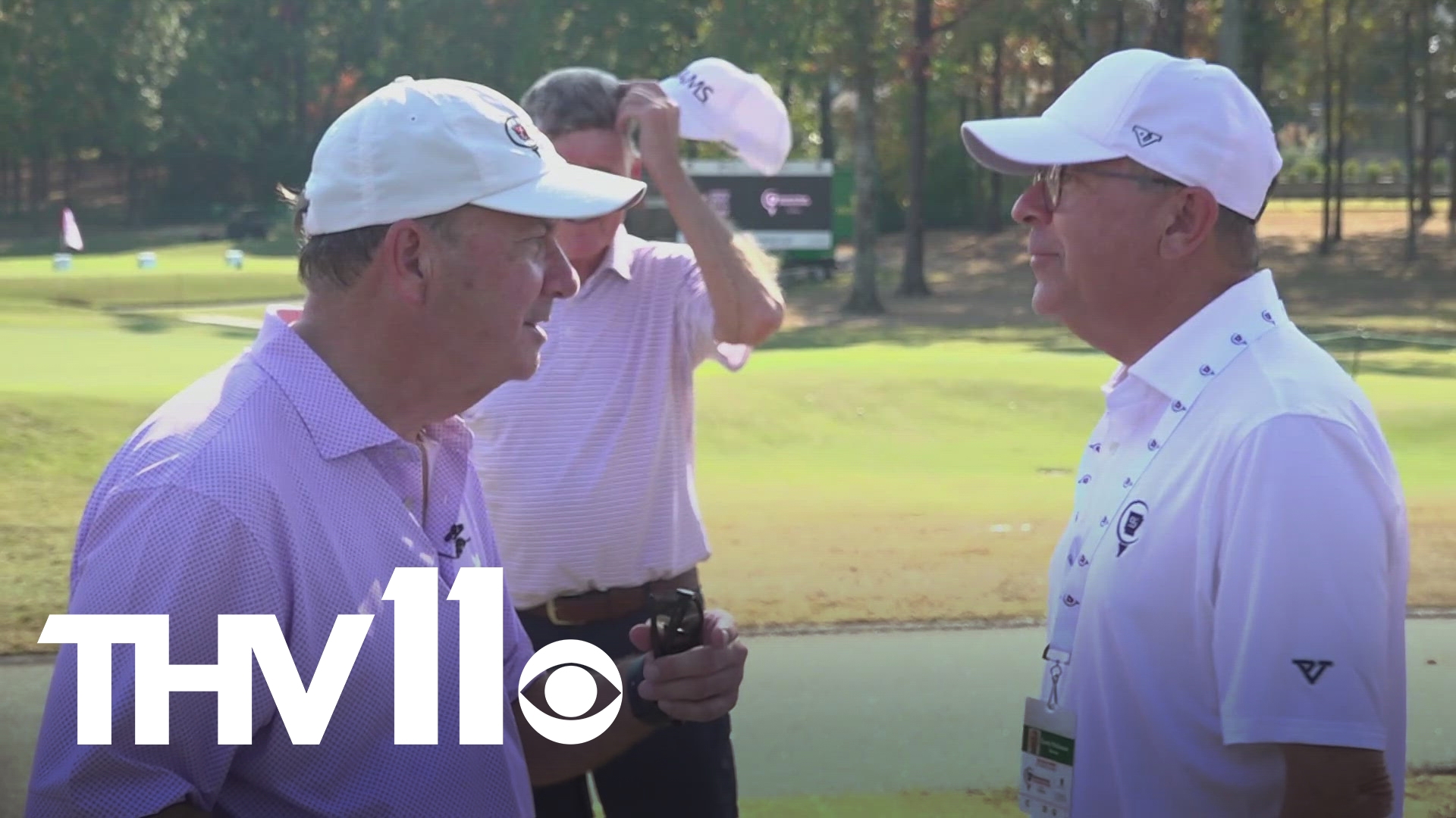 Pine Bluff native Gordy McKeon and UAMS doctor Lowry Barnes played together in the SBC Pro-Am in Little Rock on October 23, 2024.