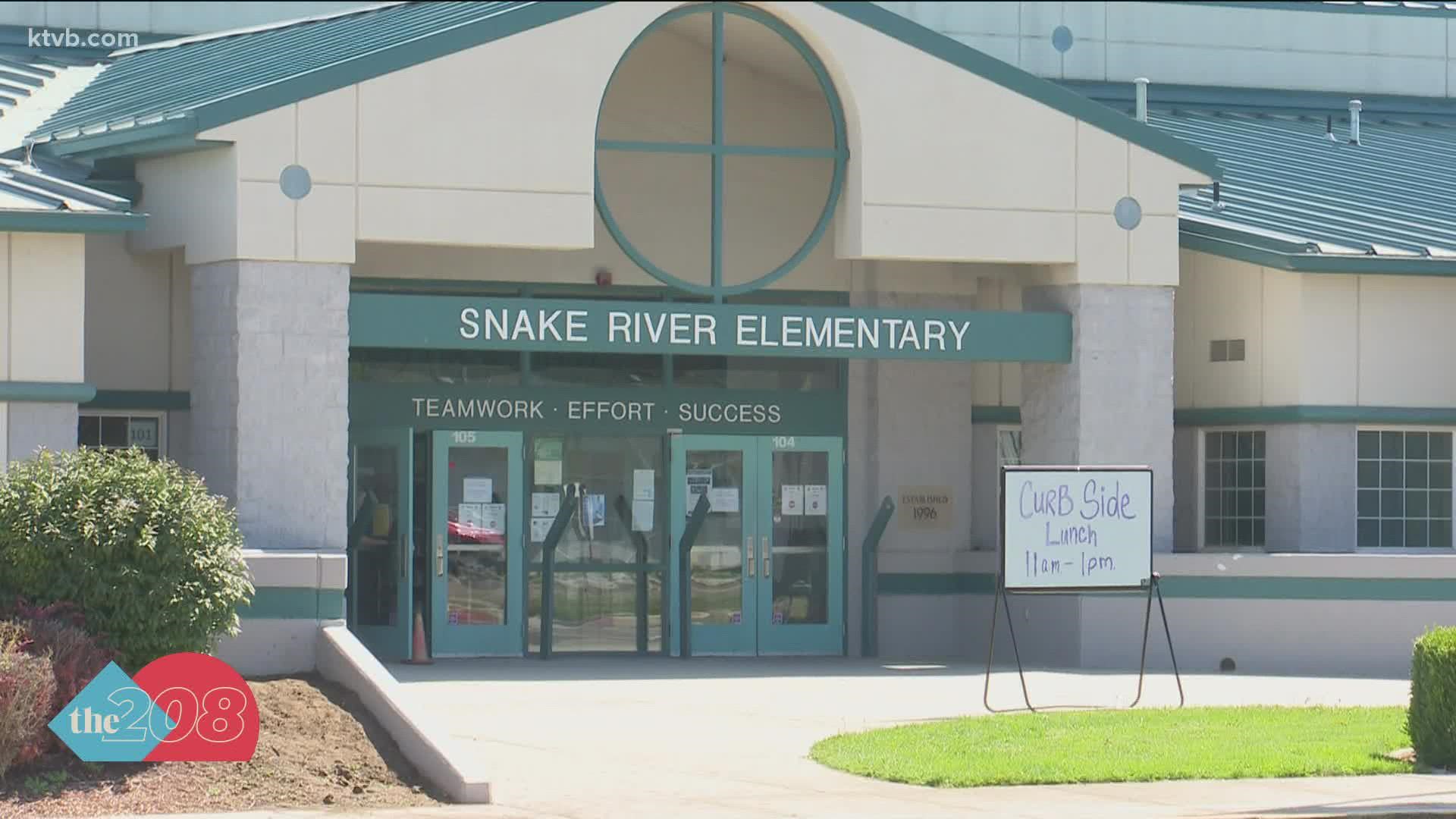 The Nampa School District says 30 percent of staff is out sick at Snake River Elementary School. And they are having trouble finding substitutes.