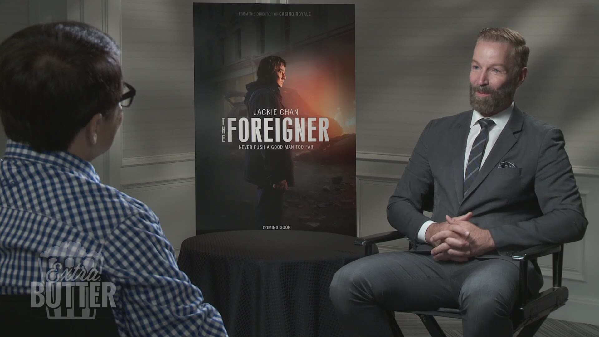 Mark sits down with Jackie Chan to talk about his latest film, The Foreigner, and gets knocked out in the process. (Travel and accommodation costs paid by STXFilms)