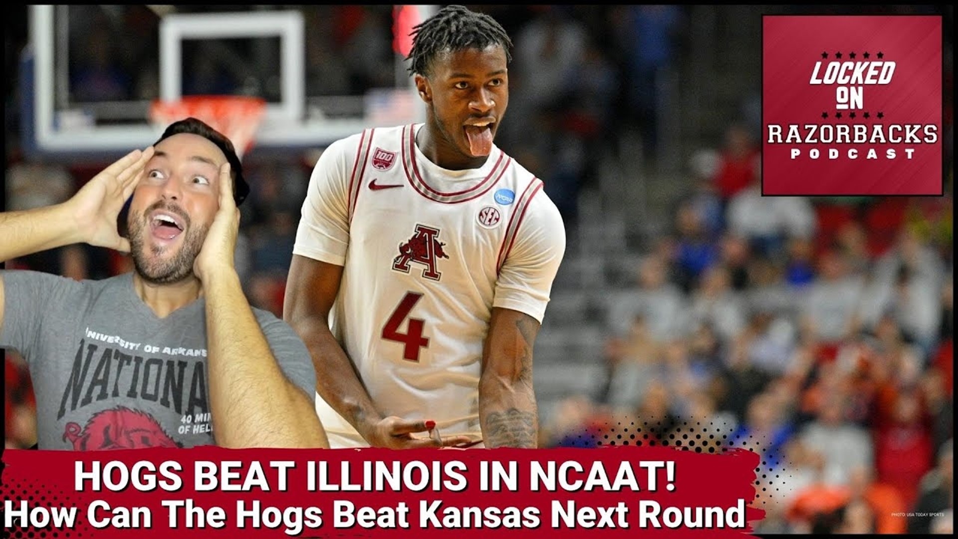 Arkansas was able to control the tone of the game early against Illinois as Ricky Council & Devo Davis were able to cause havoc for the Illini bigs.