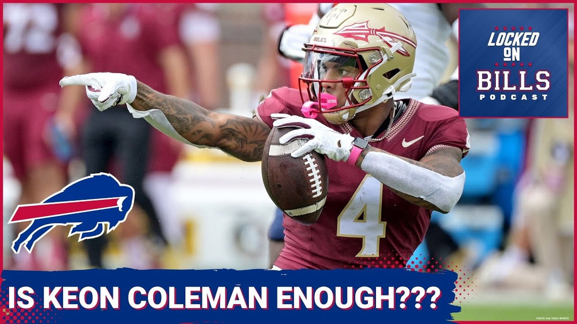 Is drafting Keon Coleman enough for Josh Allen and the Buffalo Bills passing game in 2024?