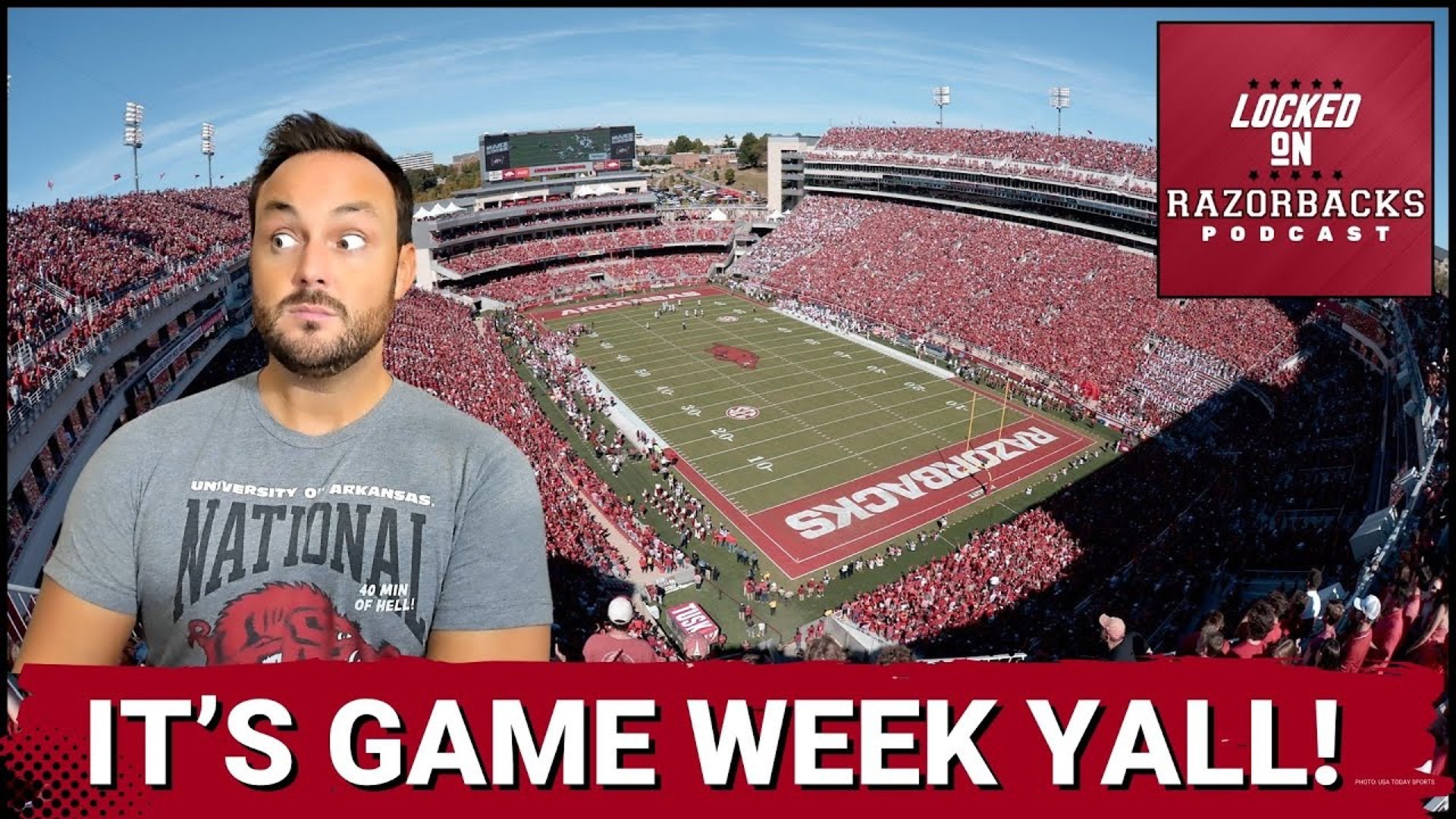 It is officially game week for the Razorback Football team!