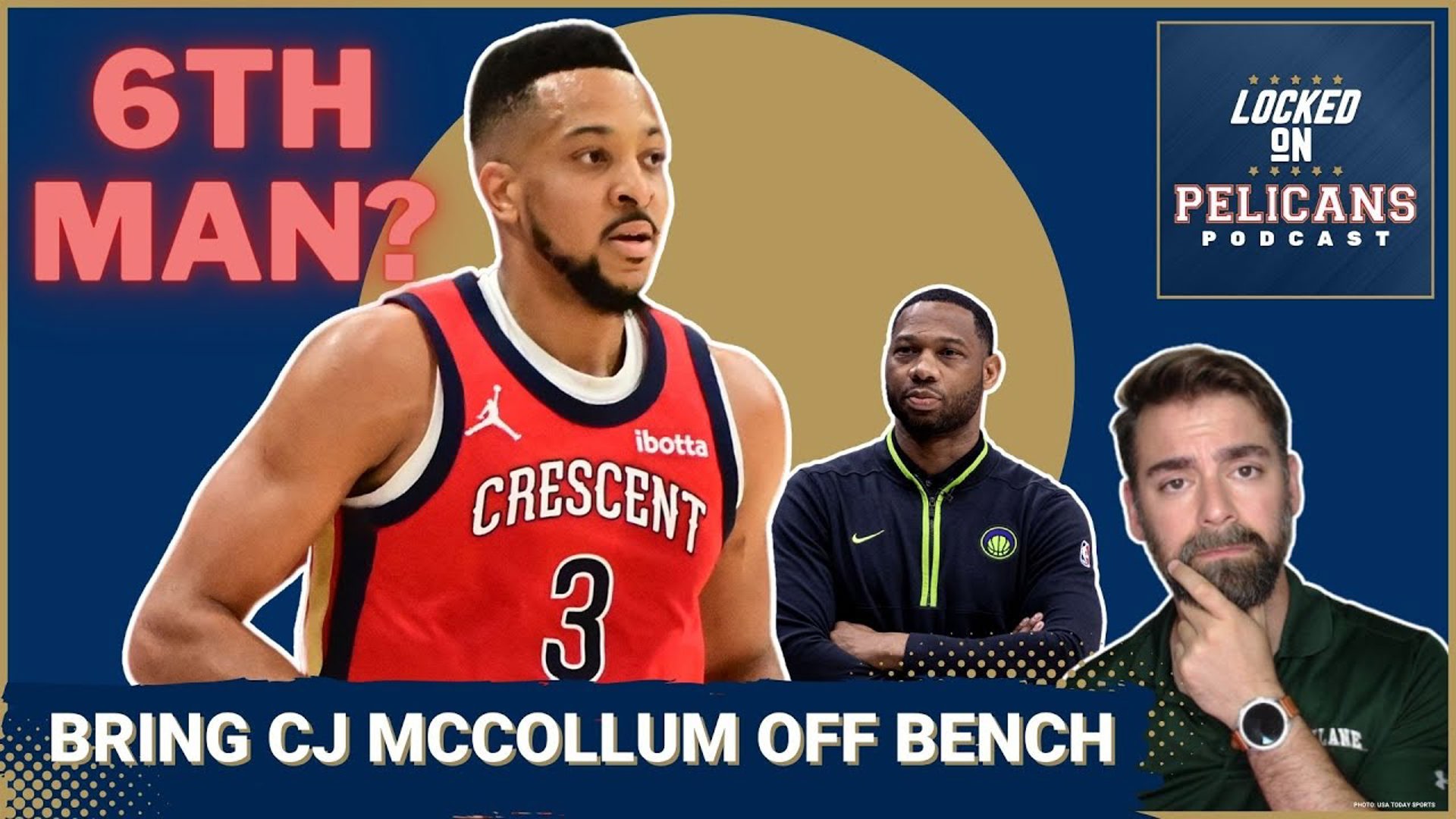 6th Man? CJ McCollum should come off the bench for the New Orleans