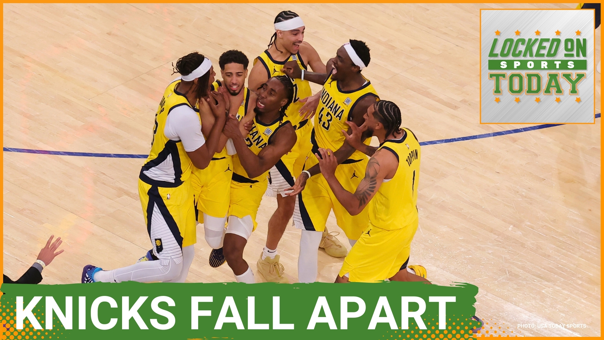 The Garden was rocking until Tyrese Haliburton and the Pacers lit it on FIRE at the end of Game 1. Also, the tush push is here to stay - for now.