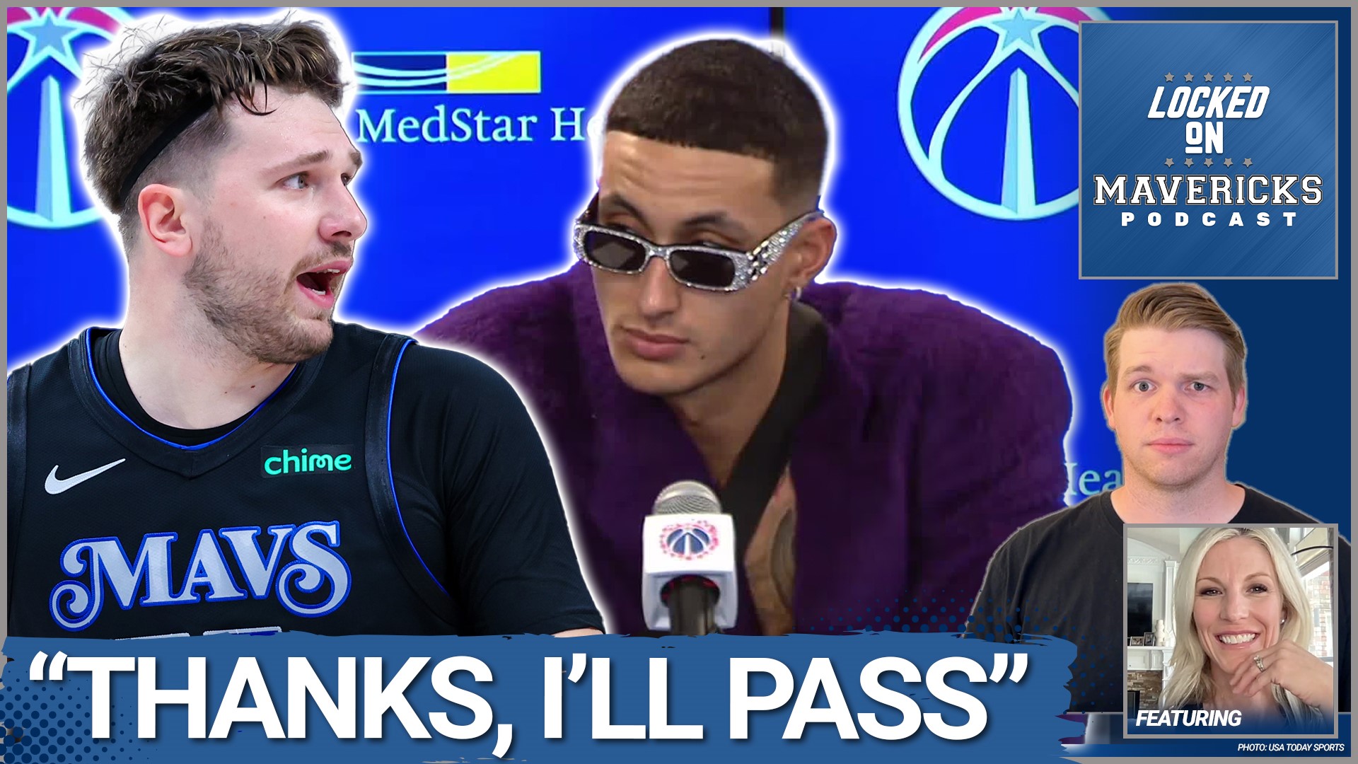 Nick Angstadt & Dana Larson discuss Kyle Kuzma turning down a trade to the Dallas Mavericks and how PJ Washington Jr. & Daniel Gafford help Luka Doncic and the Mavs.