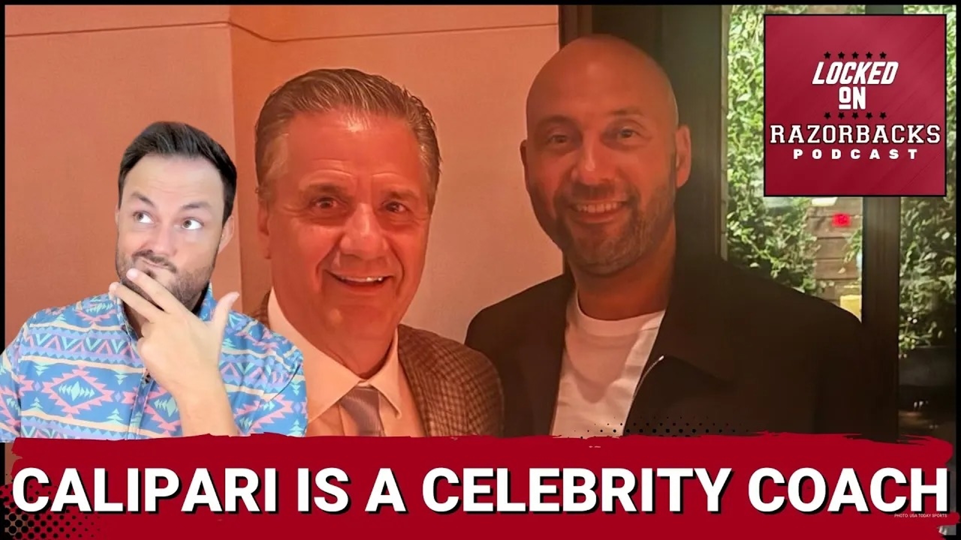Razorback Head Coach John Calipari continues to show why he's a larger than life coach when he's getting pictures with big time celebs.