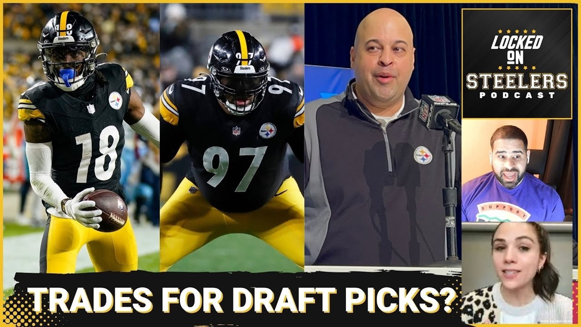 The Pittsburgh Steelers could be in the NFL trade market to get more NFL Draft picks. But who are the best options?