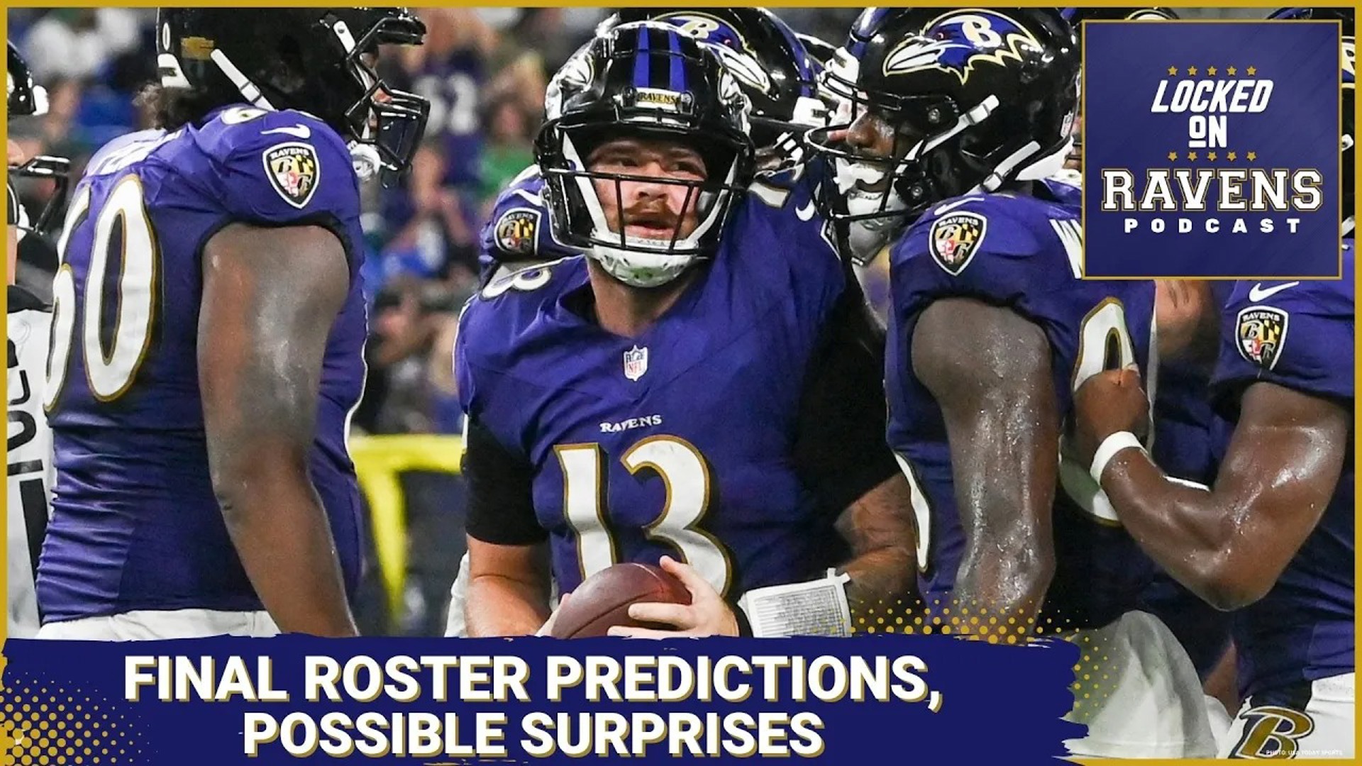 We look at final Baltimore Ravens 2024 roster predictions and possible surprises, discussing who makes the team, who doesn't and more.