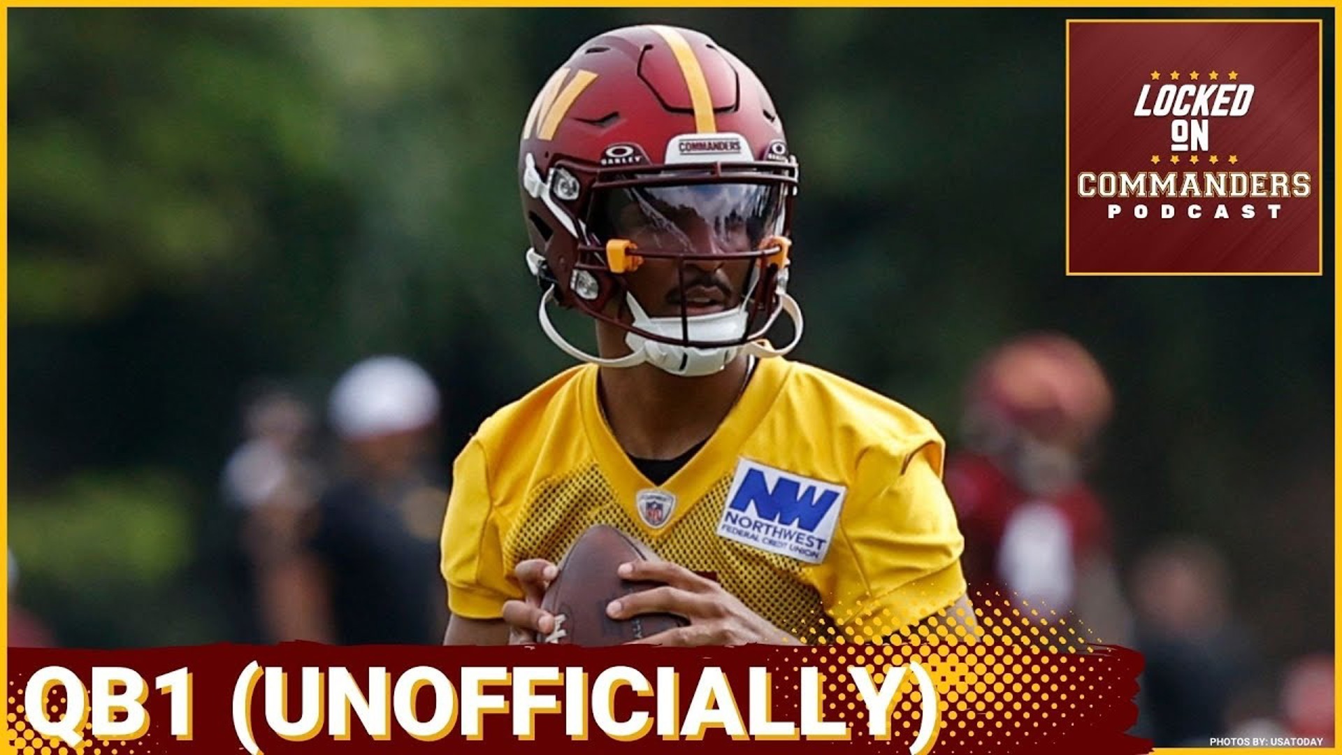 Washington Commanders quarterback Jayden Daniels was revealed as the team's starting quarterback on the first unofficial depth chart of the preseason.