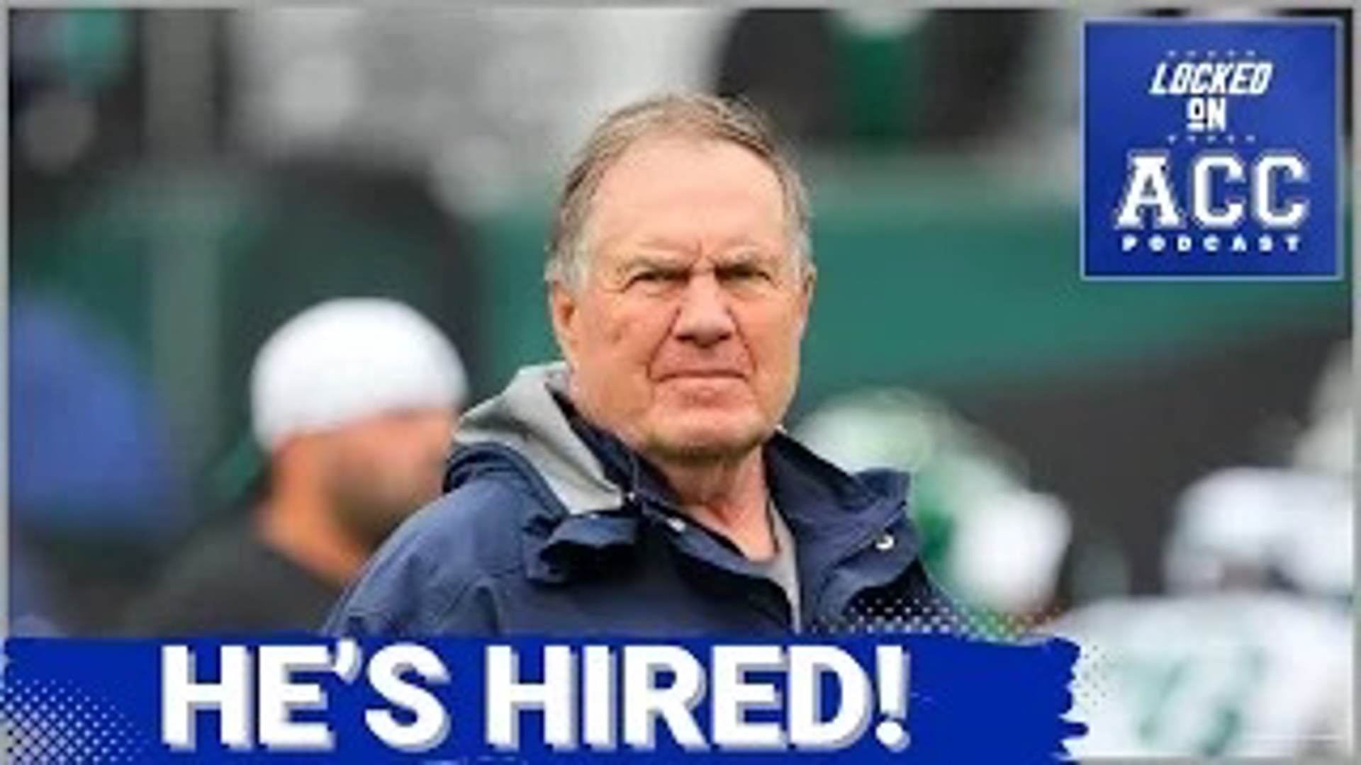 The North Carolina Tar Heels have just hired NFL legend Bill Belichick as their new head football coach!