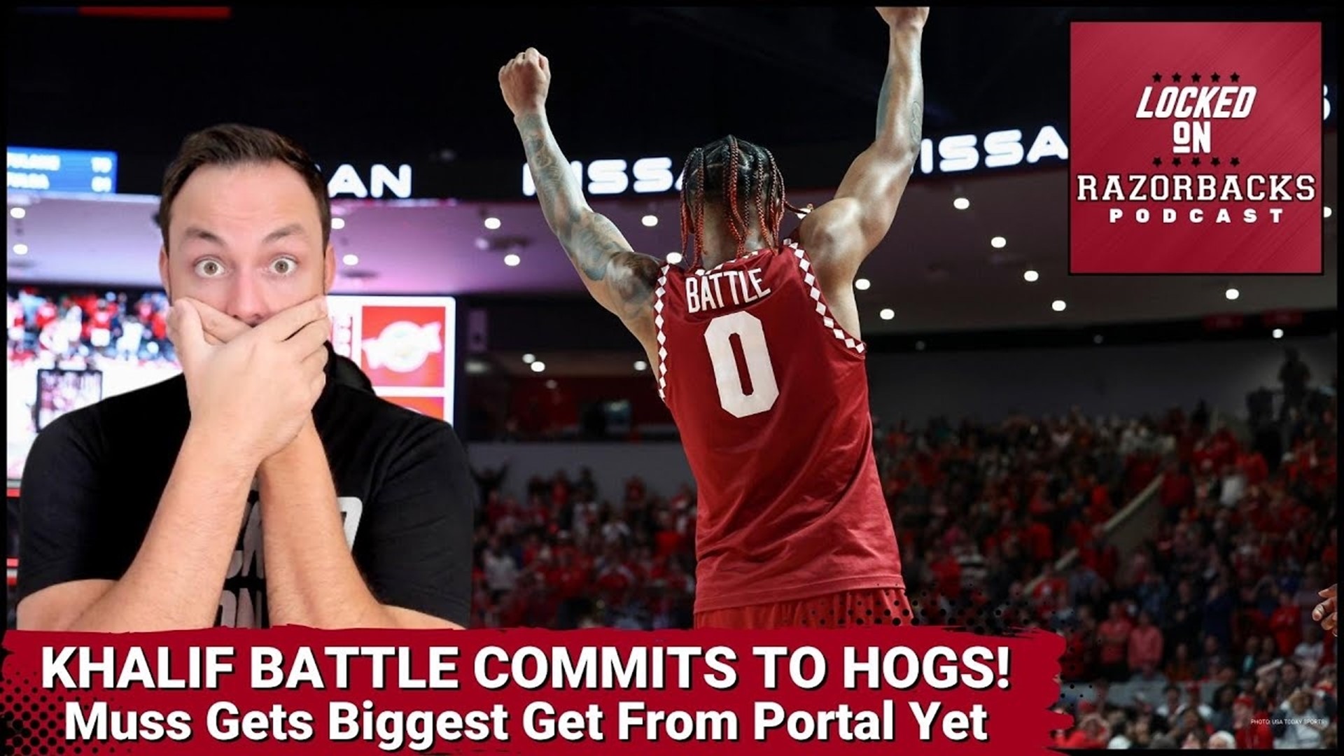 Razorbacks were able to land former Temple guard Khalif Battle out of the transfer portal. Battle was one of the highest rated players in the portal.