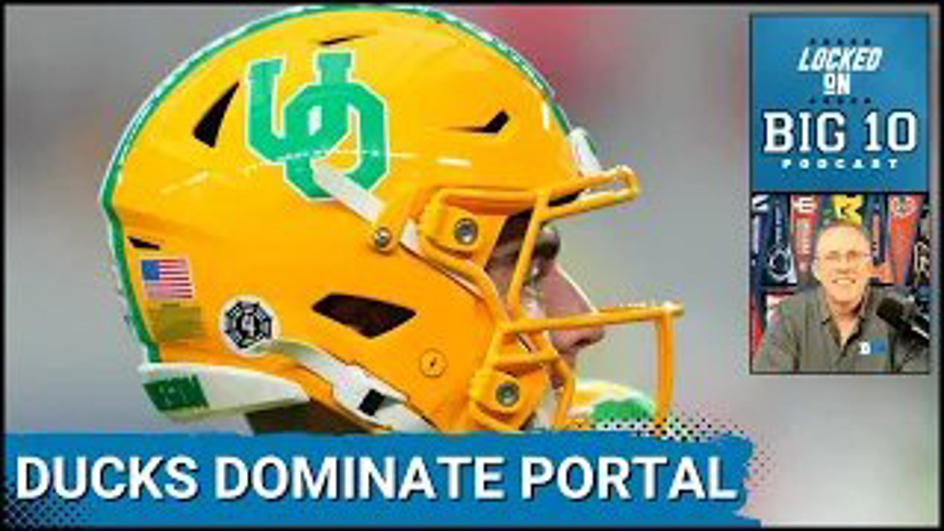 The Oregon Ducks football team and coach Dan Lanning are dominating the college football transfer portal.  So far they have landed 14 players.