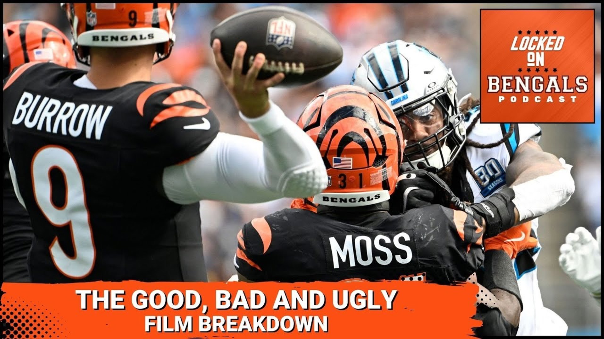 The Cincinnati Bengals beat the Carolina Panthers on Sunday to improve to 1-3 on the season.