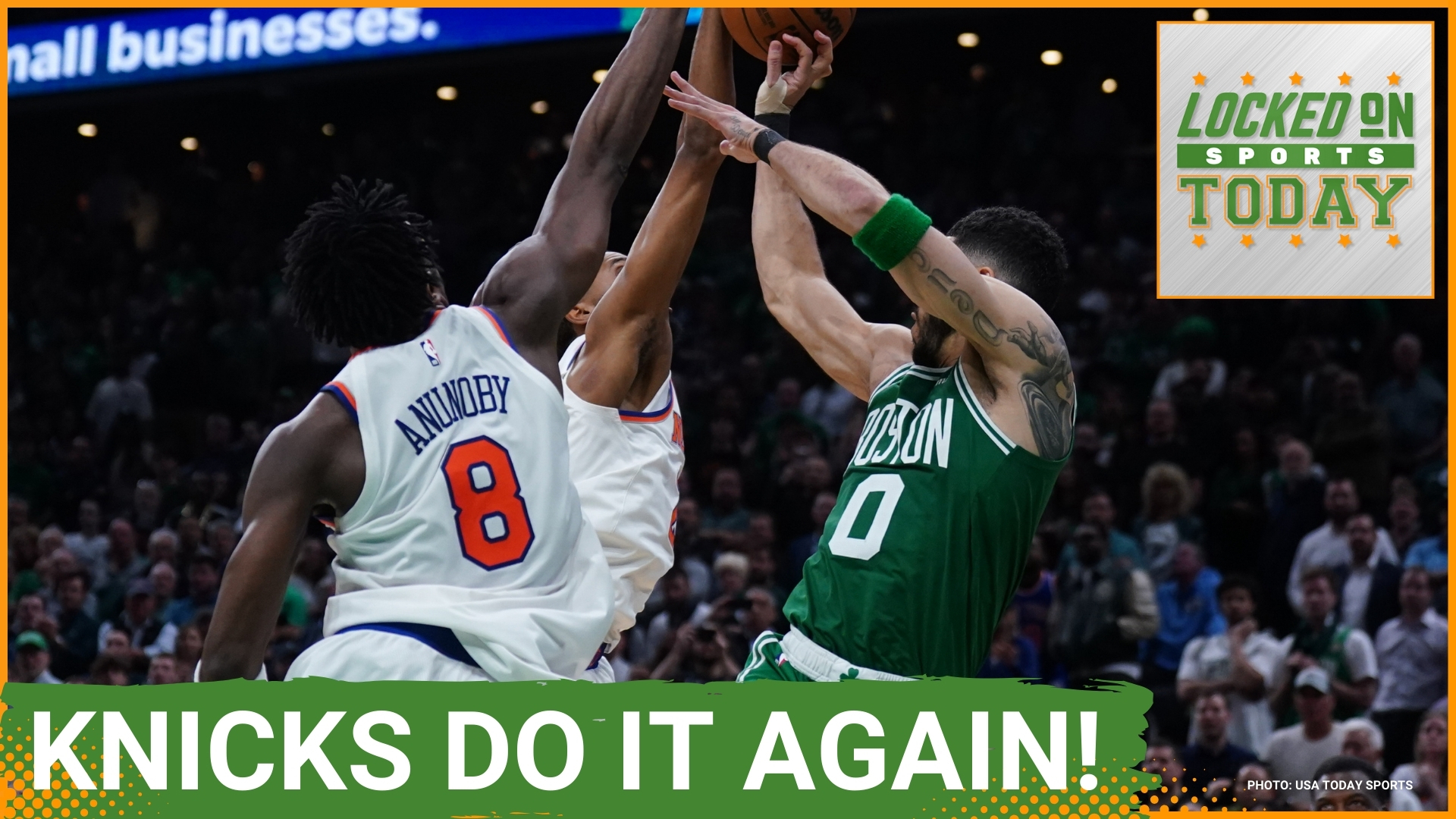The Knicks’ late game magic continued with yet another 20-point comeback against the Celtics. Also, the Thunder’s defense suffocated the Nuggets in Game 2.