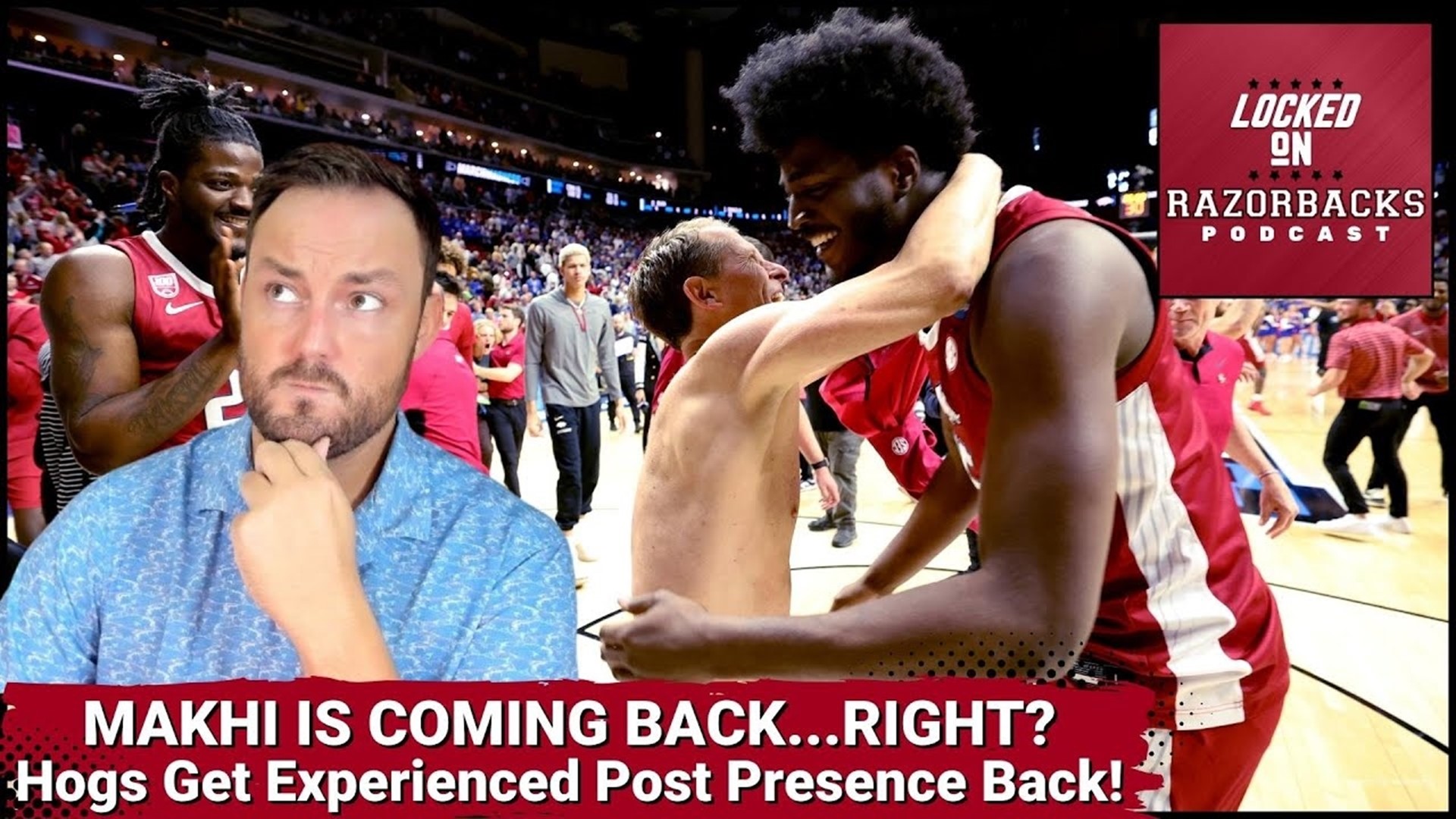 Arkansas Basketball got some big news as Makhi Mitchell announces via social media that he's returning to the Razorbacks next season.