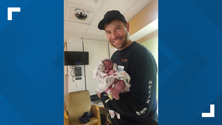 Man travels nearly 2,000 hurried miles but arrives just in time for son's birth