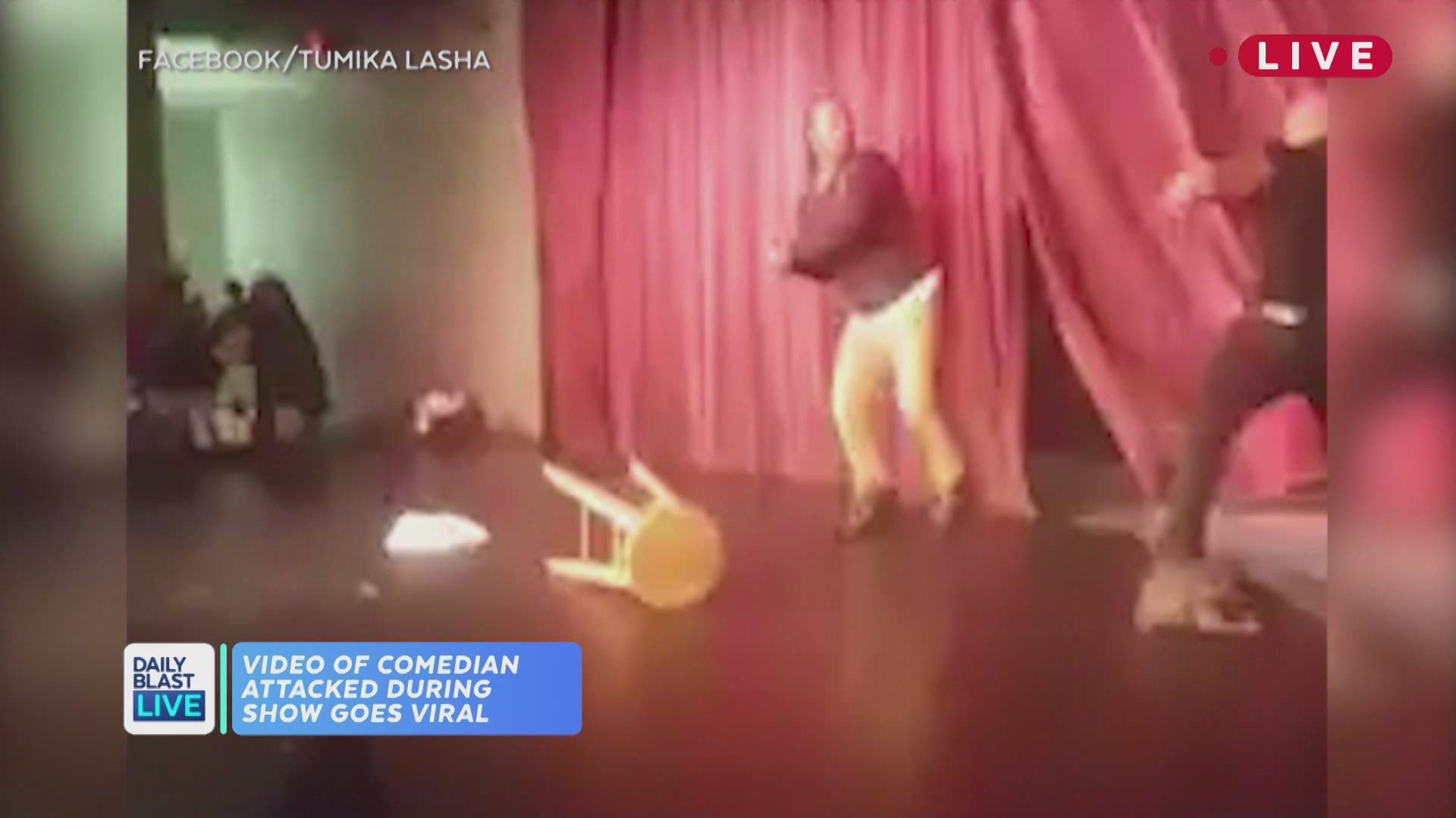 A video of comedian, Steve Brown, went viral. It shows the comedian getting attacked during a stand-up show. We spoke with Steve Brown on Daily Blast LIVE about the  the scary moment on stage.