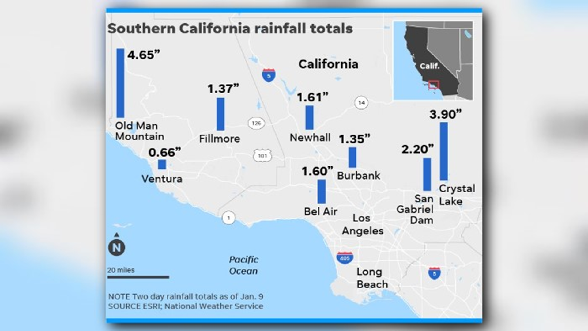 Southern California mudslides At least 17 dead, 100 homes destroyed