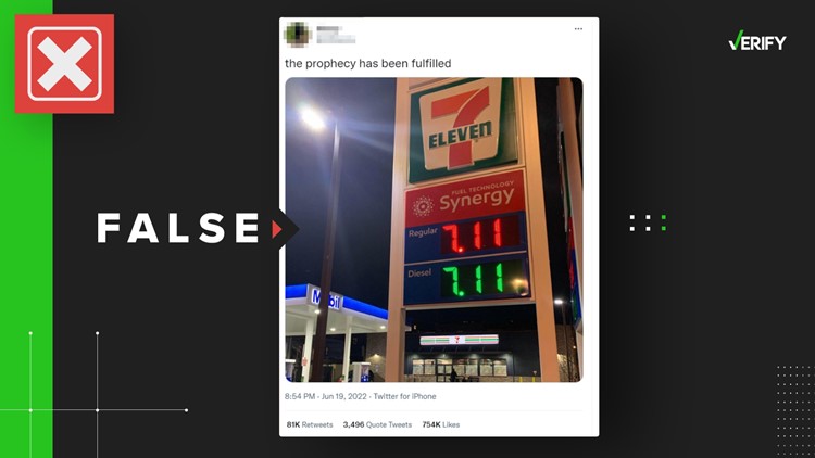 No, 7-Eleven isn’t selling gas for $7.11 per gallon