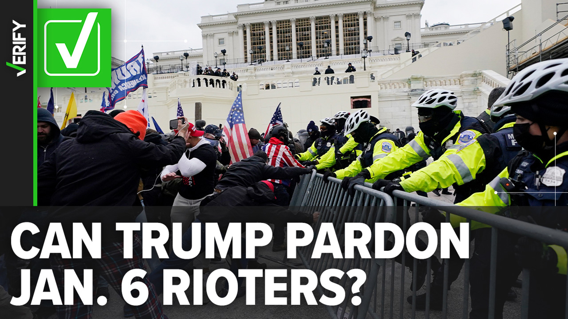 After Trump made many comments throughout his campaign about pardoning Jan. 6 rioters, people are wondering if it's possible for him to do so once he’s president.