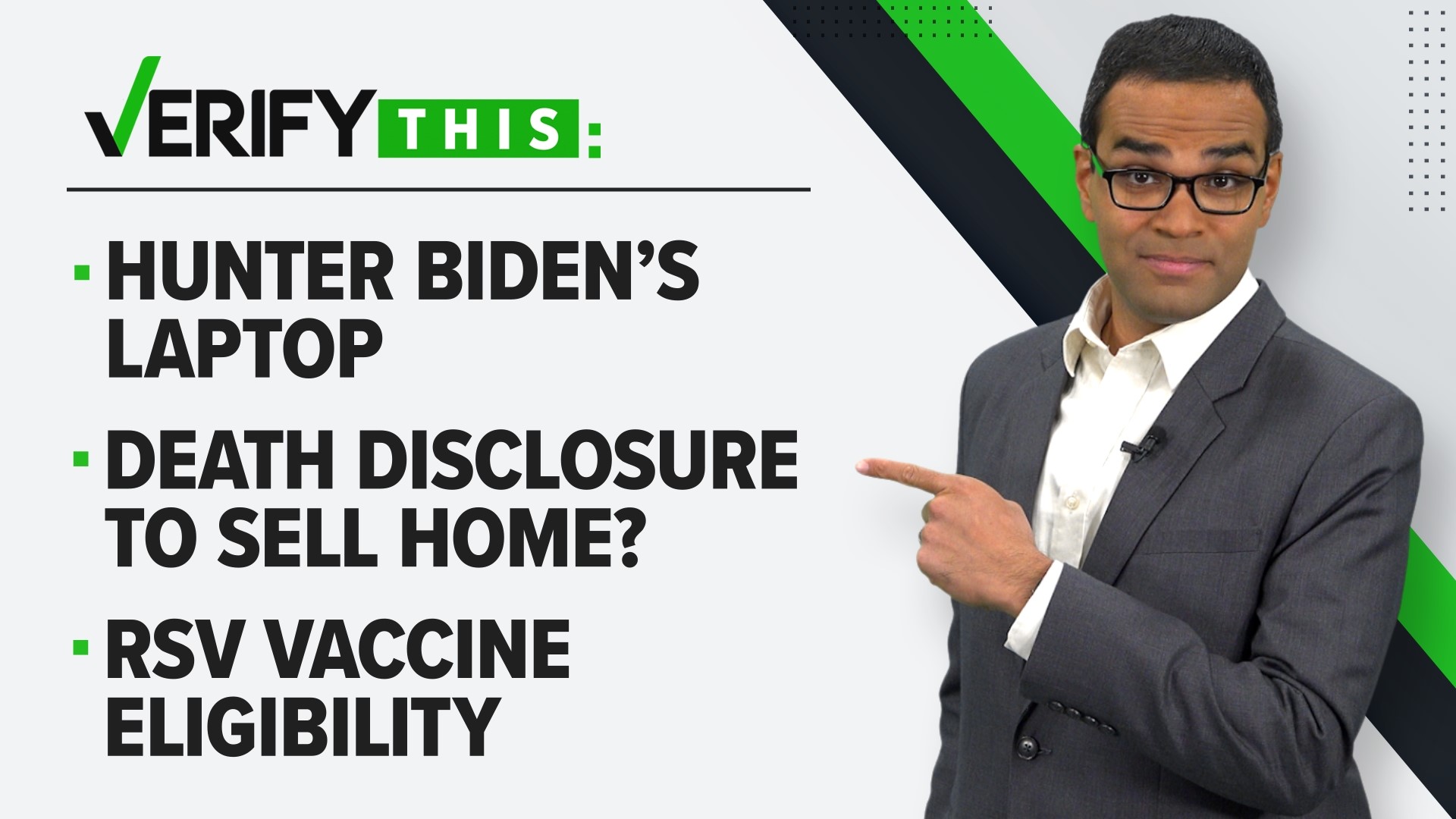 In this episode we answer questions about the investigation surrounding Hunter Biden's laptop, if you need a prescription to get the RSV vaccine and lots more