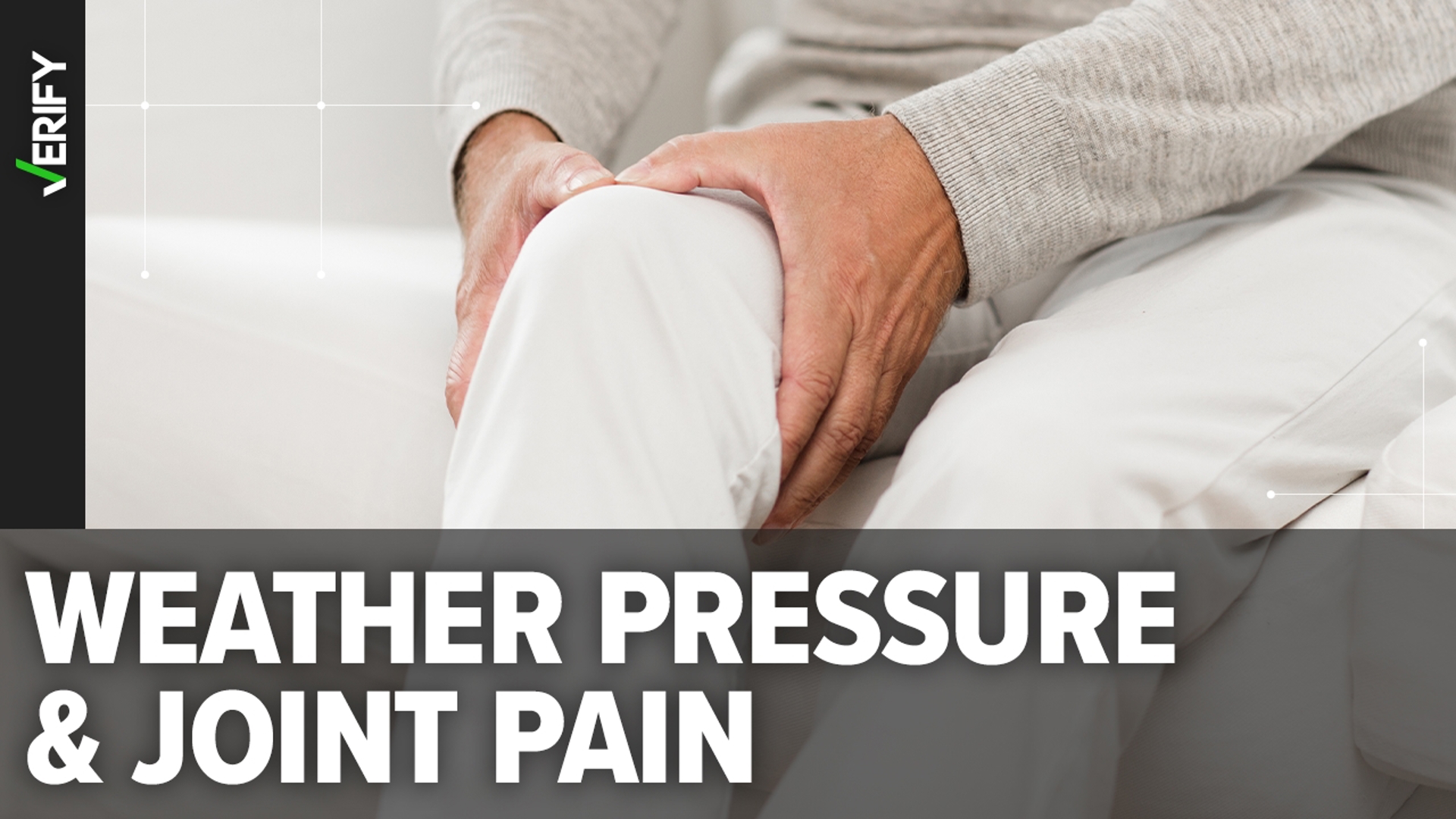 VERIFYing the correlation between pressure changes and joint pain, how change in weather pattern/pressure increase or decrease can cause discomfort in joints.
