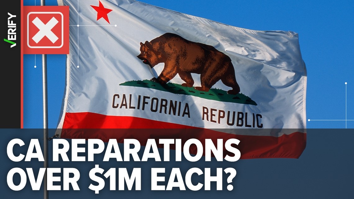 No, California is not sending $1.2M in reparations payments to all Black residents